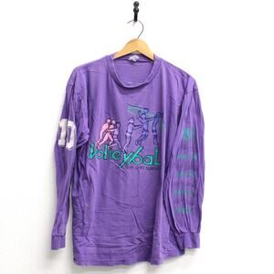Vintage Volleyball Long Sleeve T Shirt XL